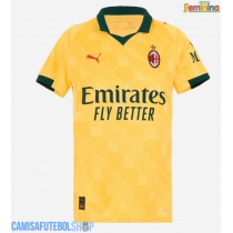Camisa de time de futebol AC Milan Ardon Jashari #30 Replicas 3º Equipamento Feminina 2025-26 Manga Curta